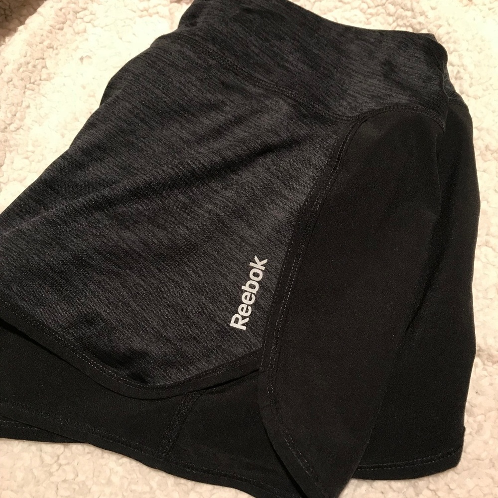 Black Reebok Athletic Shorts